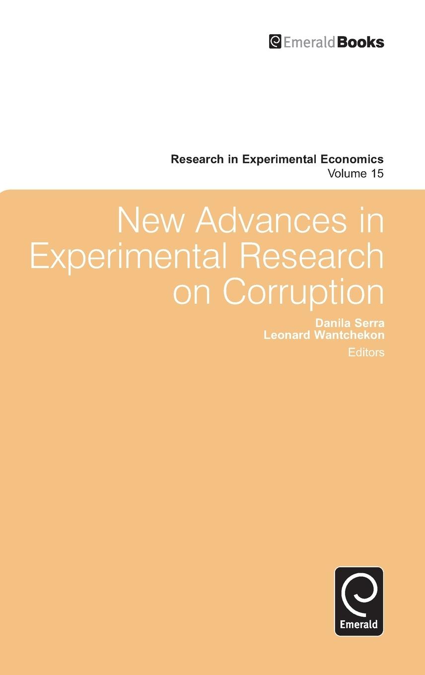 New Advances in Experimental Research on Corruption