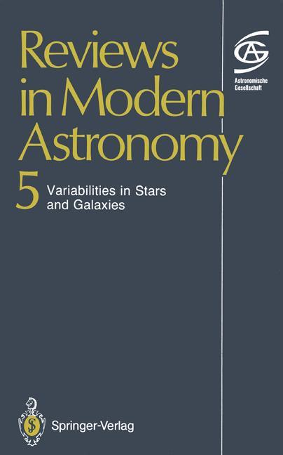Reviews in Modern Astronomy
