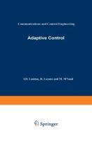 Adaptive Control