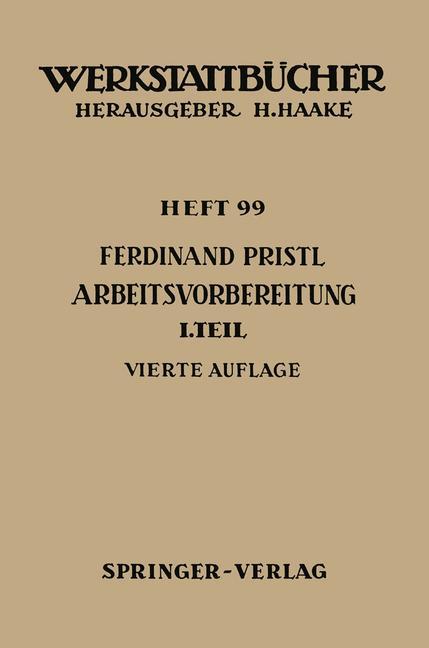 Arbeitsvorbereitung