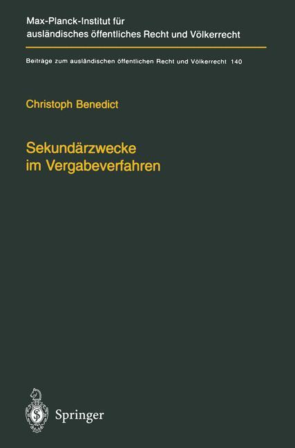 Sekundärzwecke im Vergabeverfahren