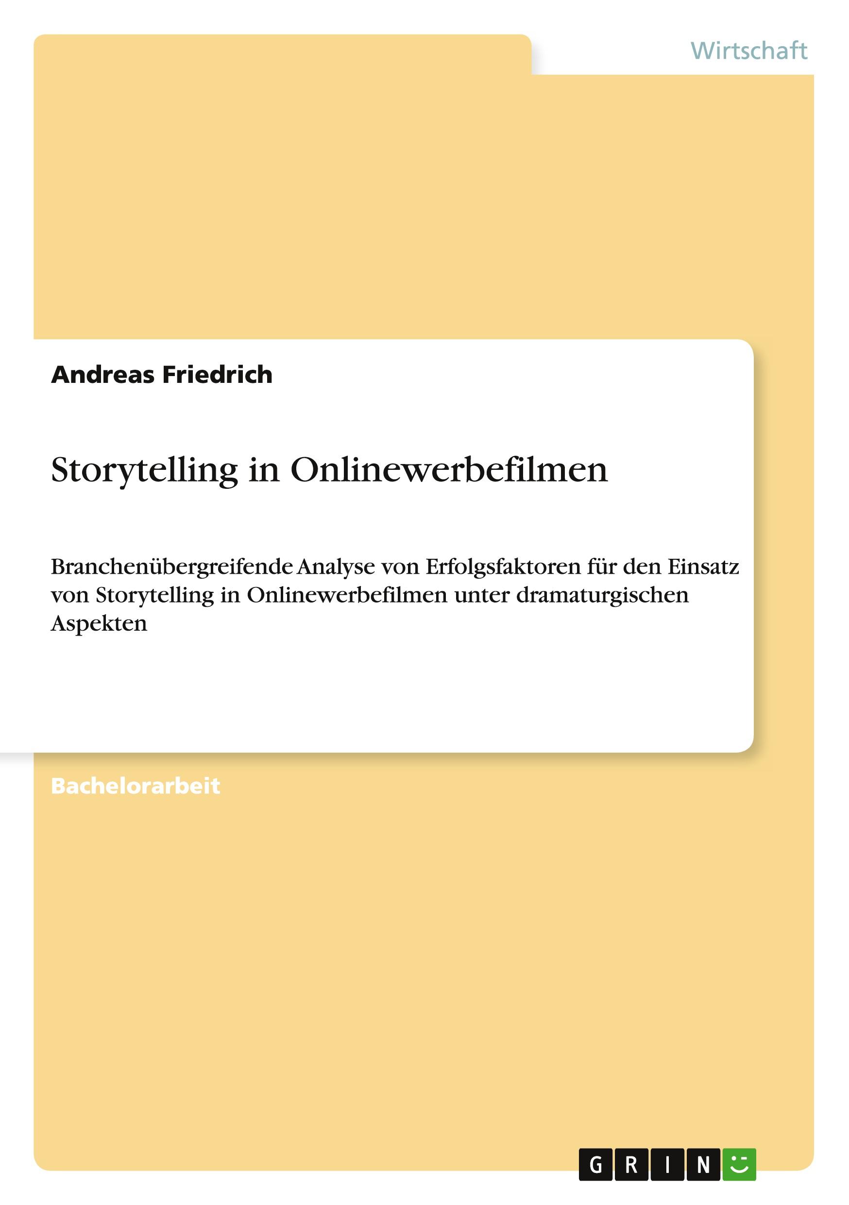 Storytelling in Onlinewerbefilmen