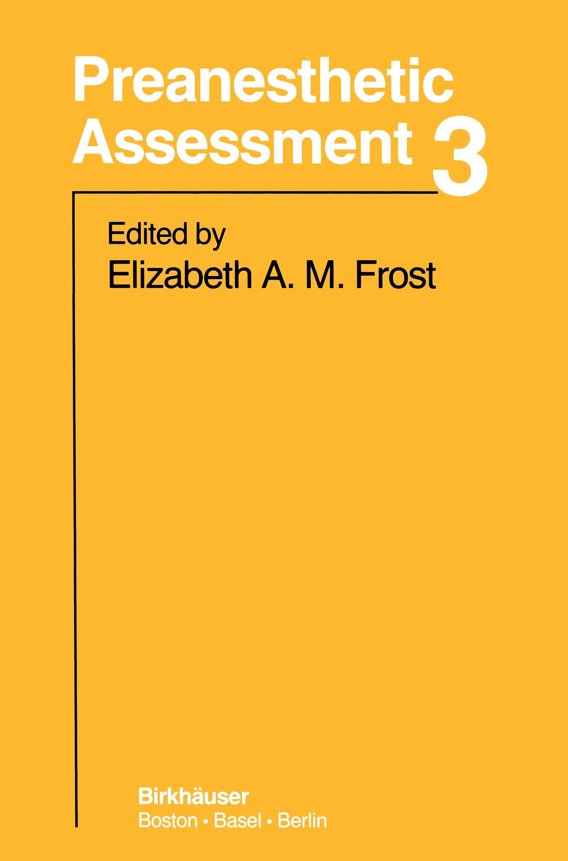 Preanesthetic Assessment 3