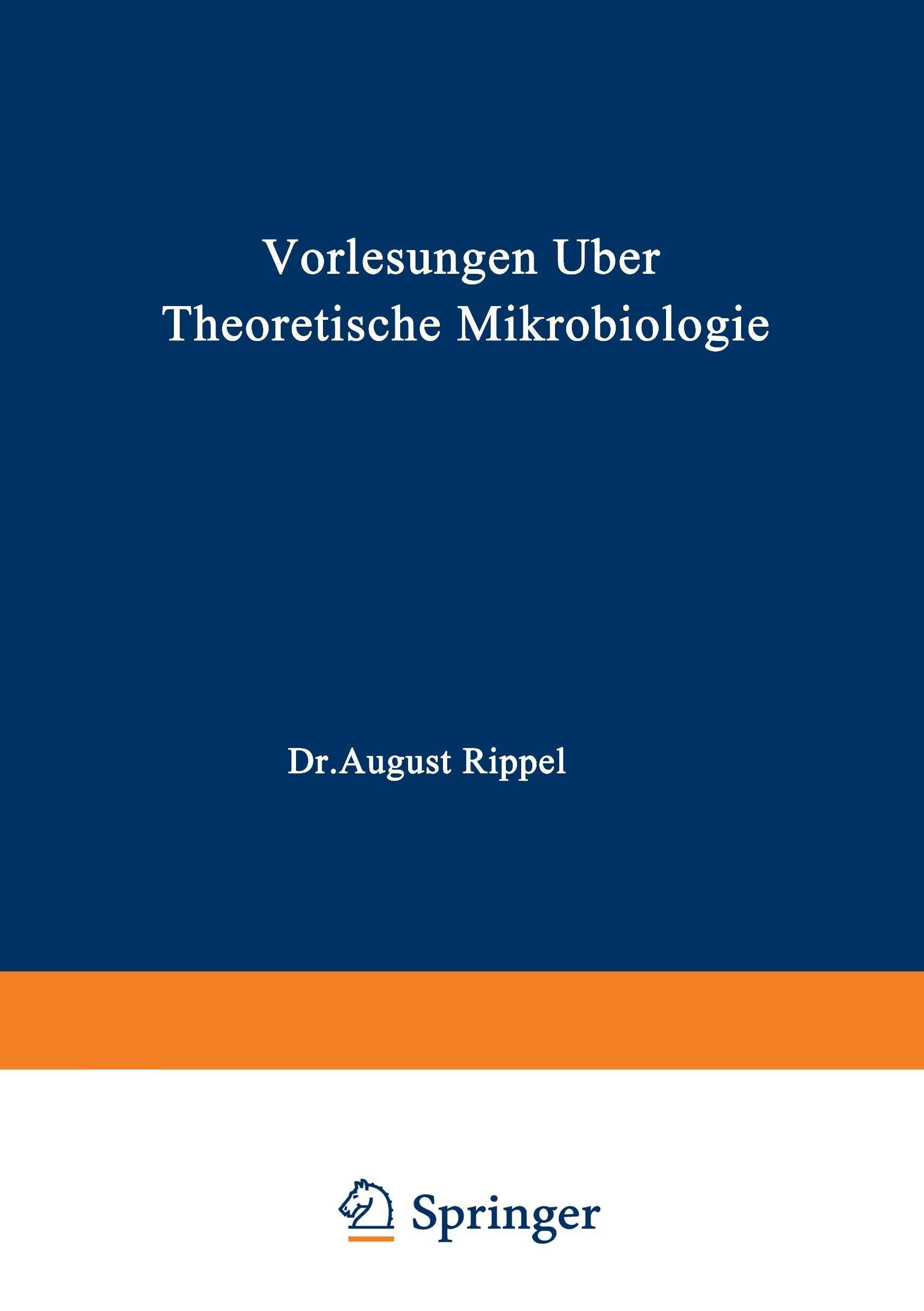 Vorlesungen über Theoretische Mikrobiologie