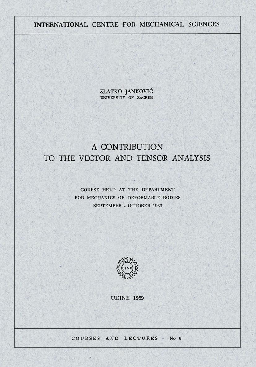 A Contribution to the Vector and Tensor Analysis