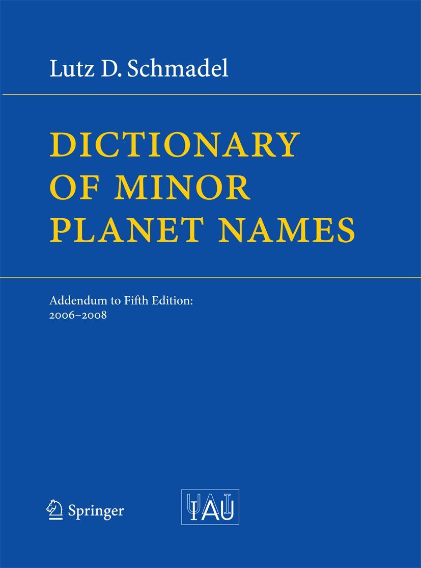 Dictionary of Minor Planet Names