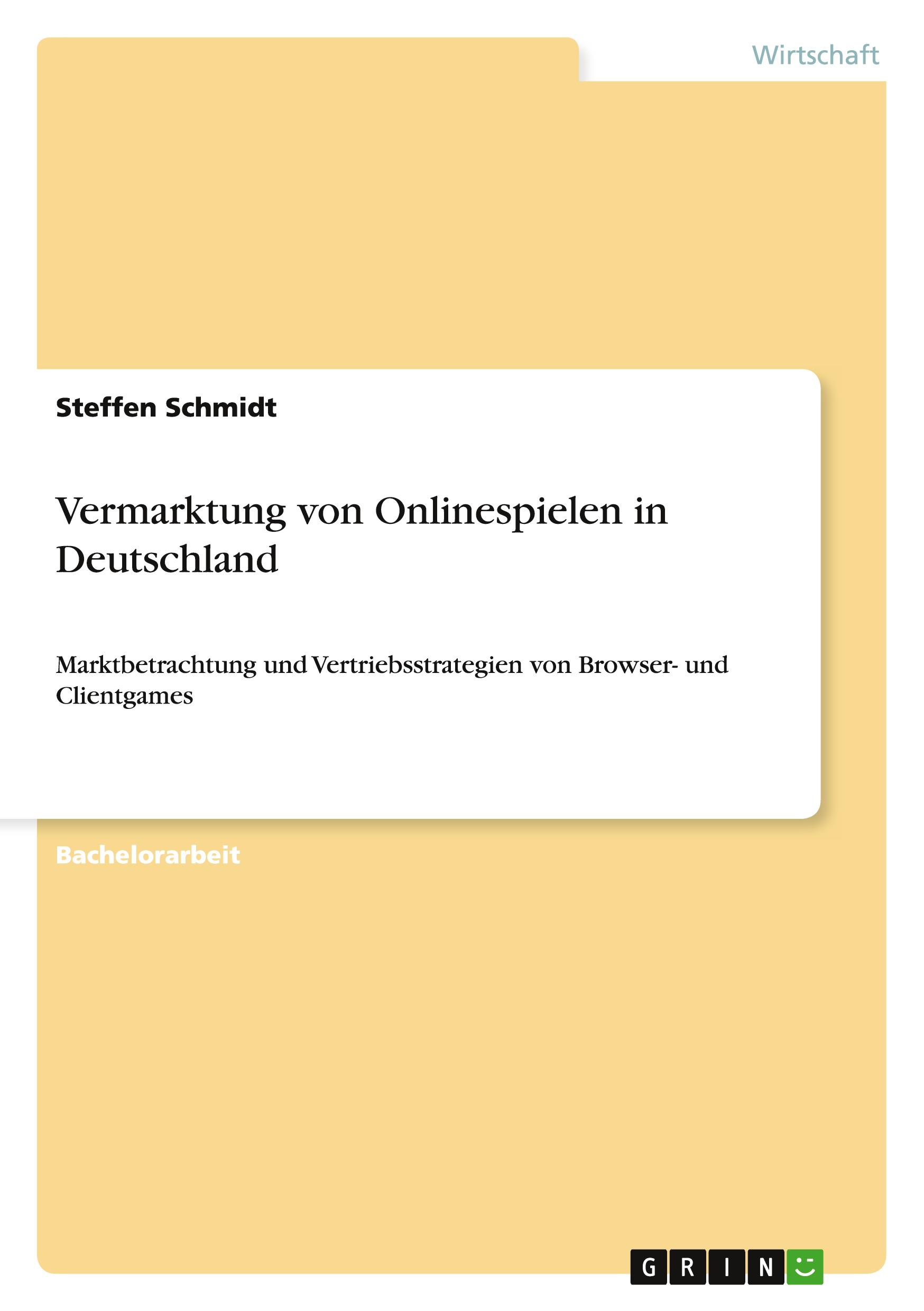Vermarktung von Onlinespielen in Deutschland