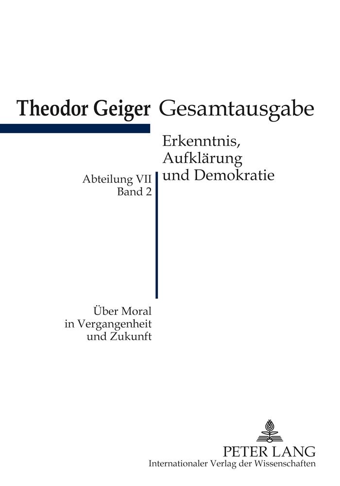 Über Moral in Vergangenheit und Zukunft