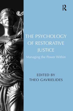 The Psychology of Restorative Justice