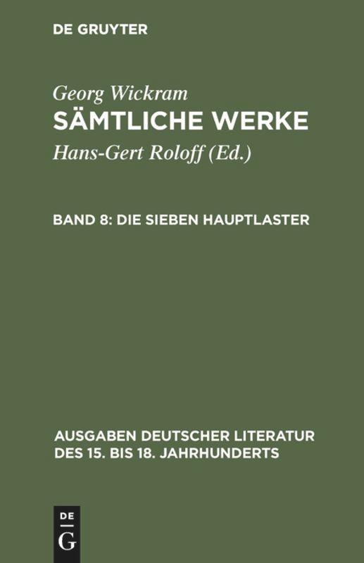 Die sieben Hauptlaster