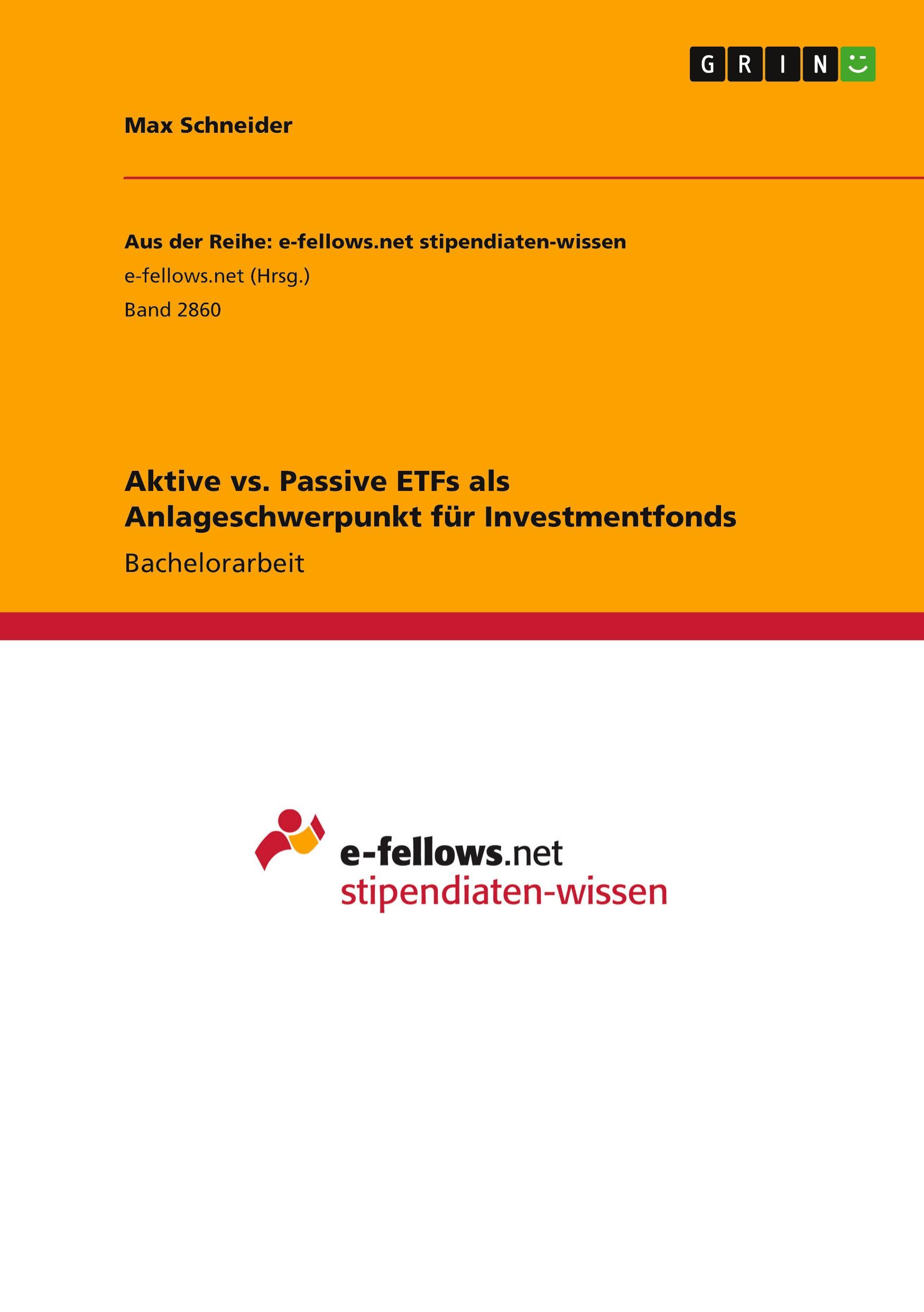Aktive vs. Passive ETFs als Anlageschwerpunkt für Investmentfonds