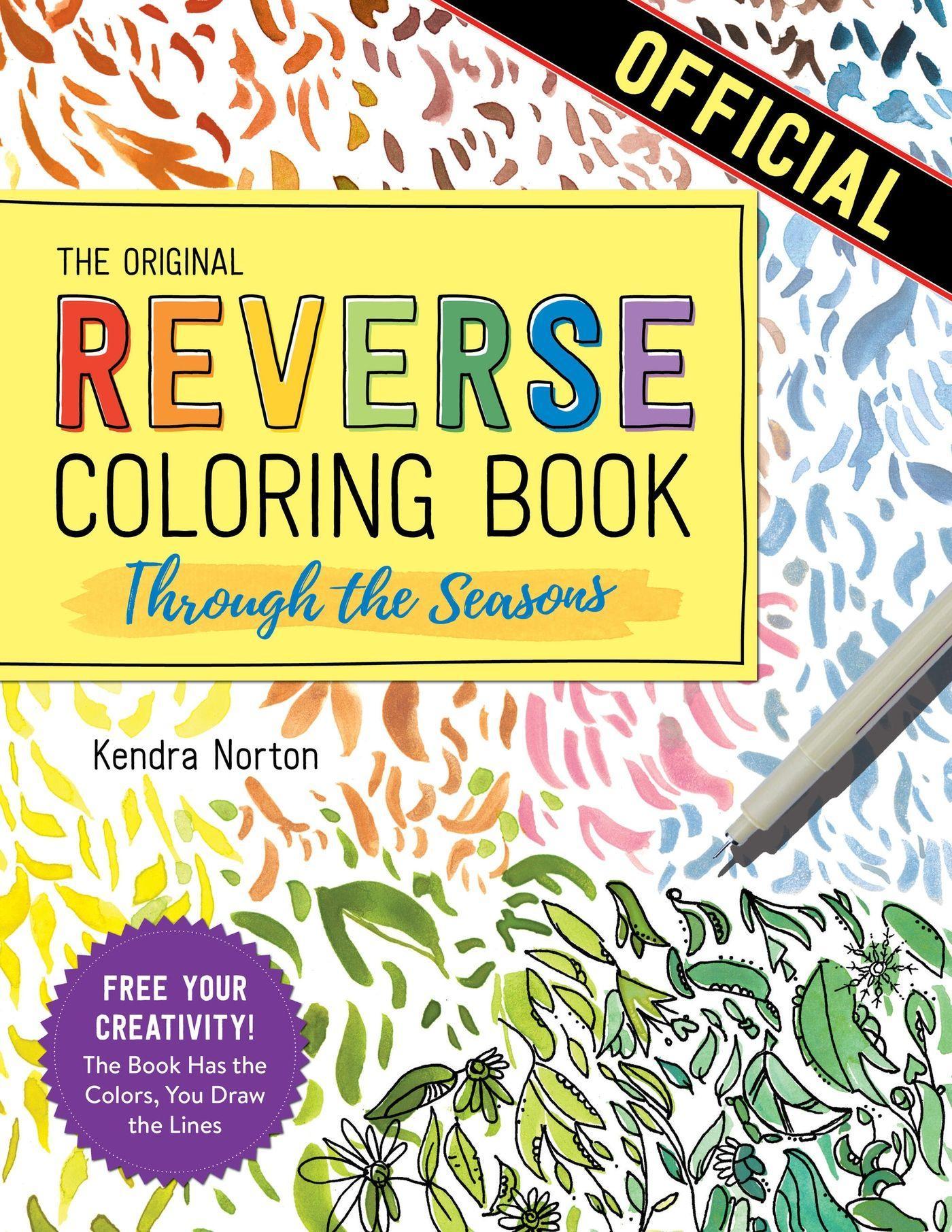 The Reverse Coloring Book(TM): Through the Seasons
