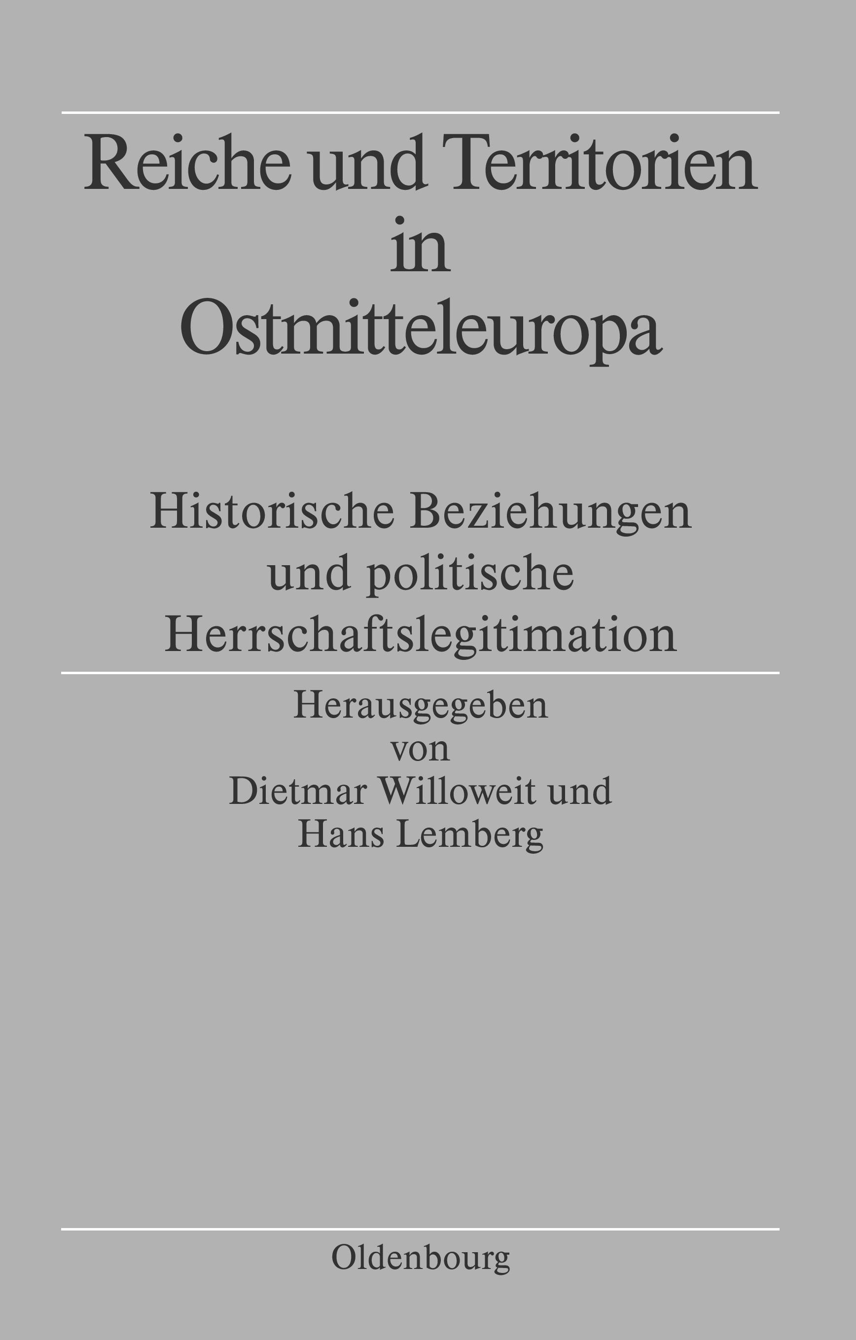 Reiche und Territorien in Ostmitteleuropa