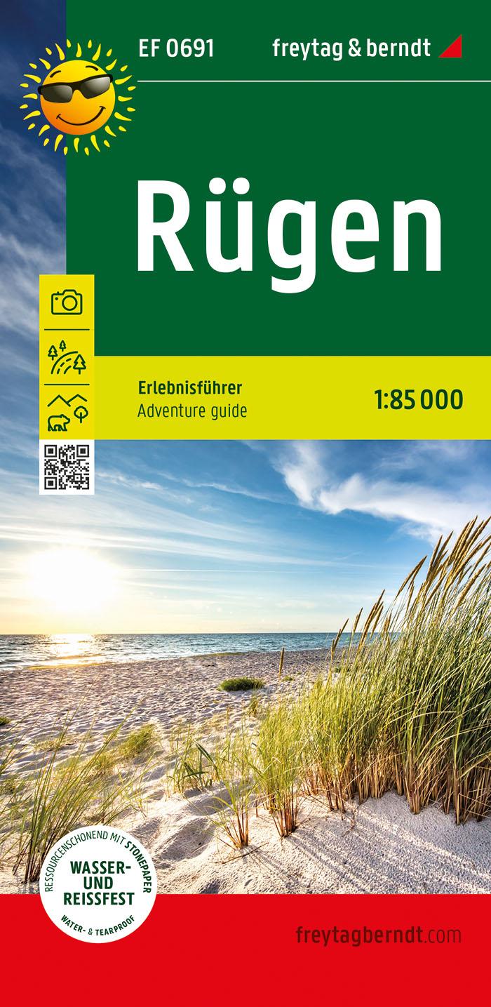 Rügen, Freizeitkarte 1:85.000, freytag & berndt