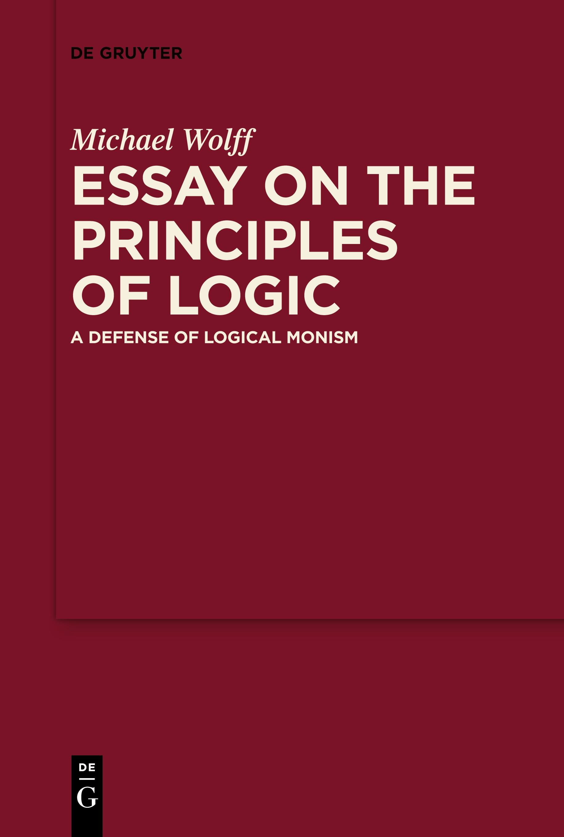 Essay on the Principles of Logic