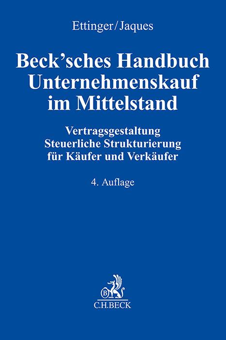 Beck'sches Handbuch Unternehmenskauf im Mittelstand