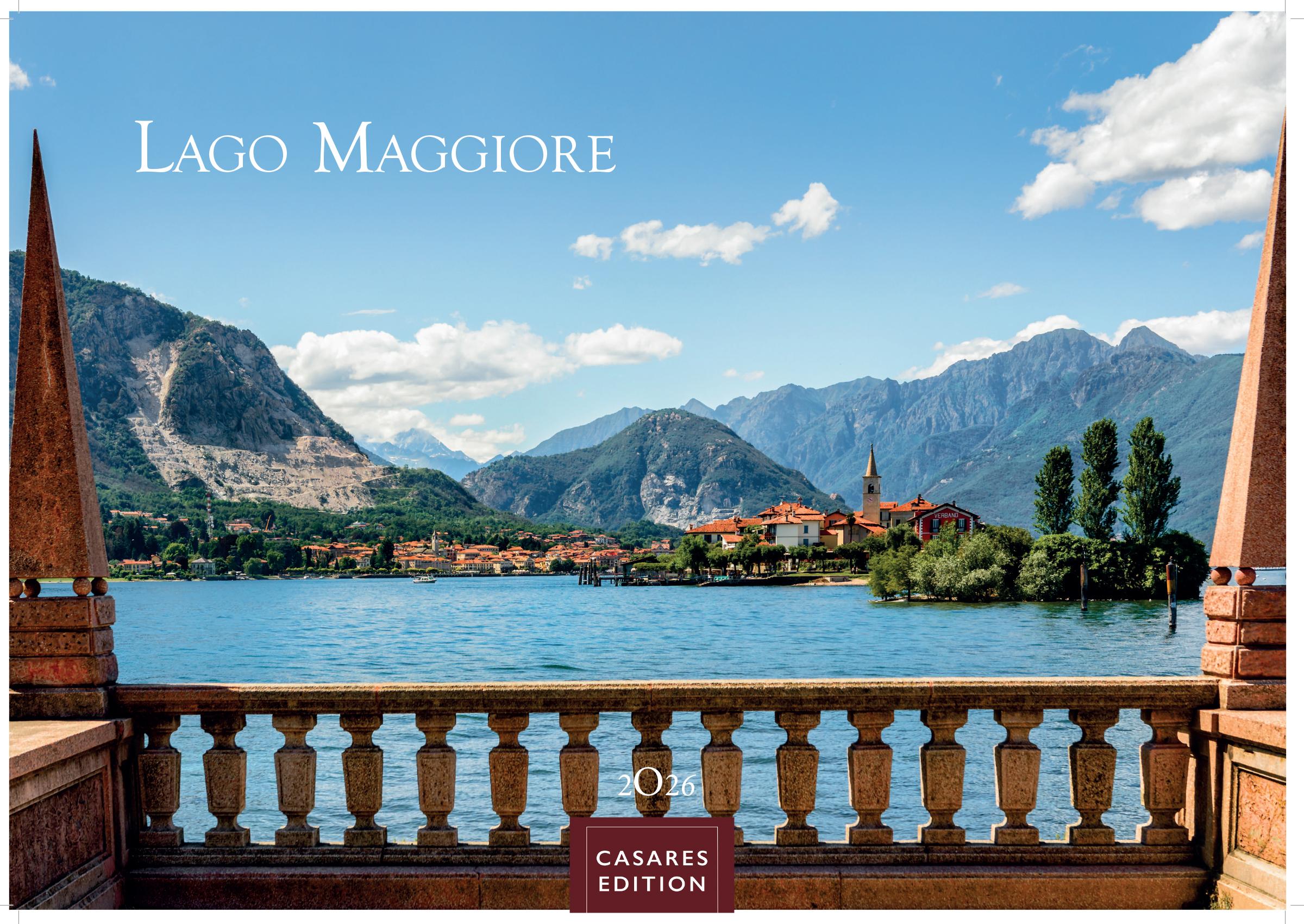 Kalender Lago Maggiore 2026 35x50cm - Wandkalender mit 12 traumhaften Motiven