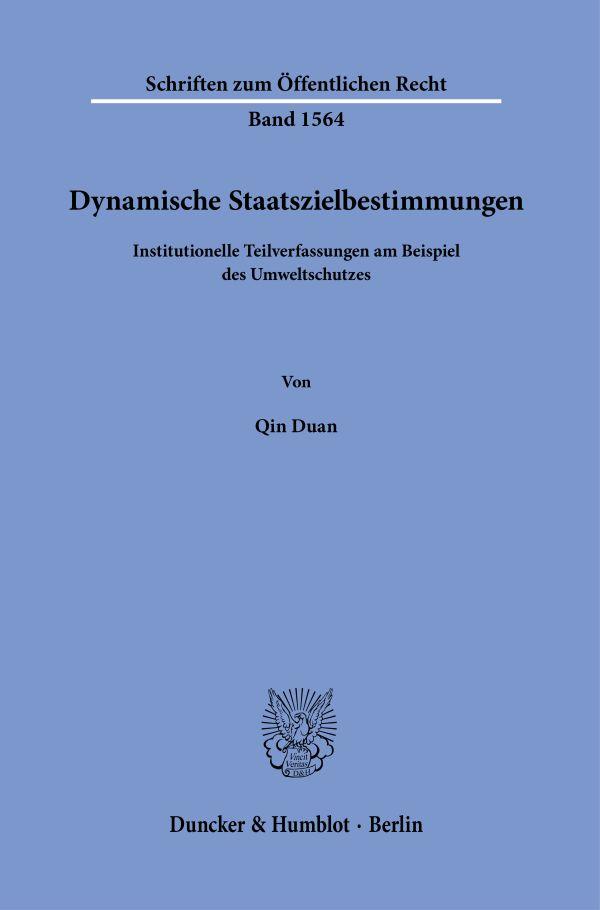 Dynamische Staatszielbestimmungen