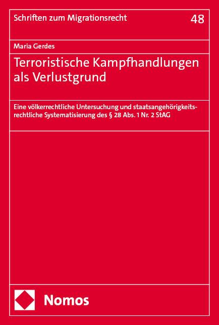 Terroristische Kampfhandlungen als Verlustgrund