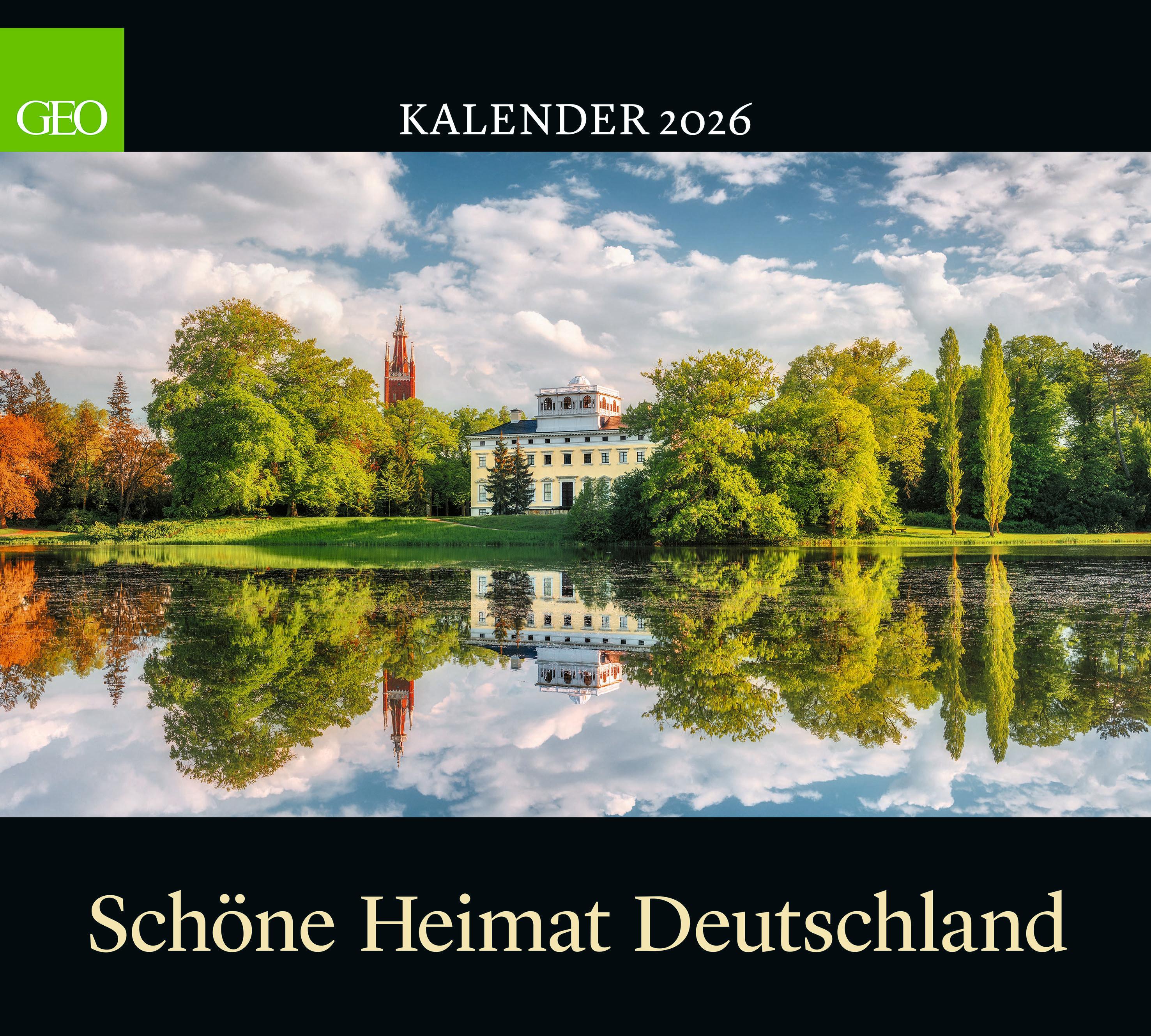 GEO Schöne Heimat Deutschland 2026 - Wand-Kalender - Poster-Kalender - Landschafts-Fotografie - 50x45