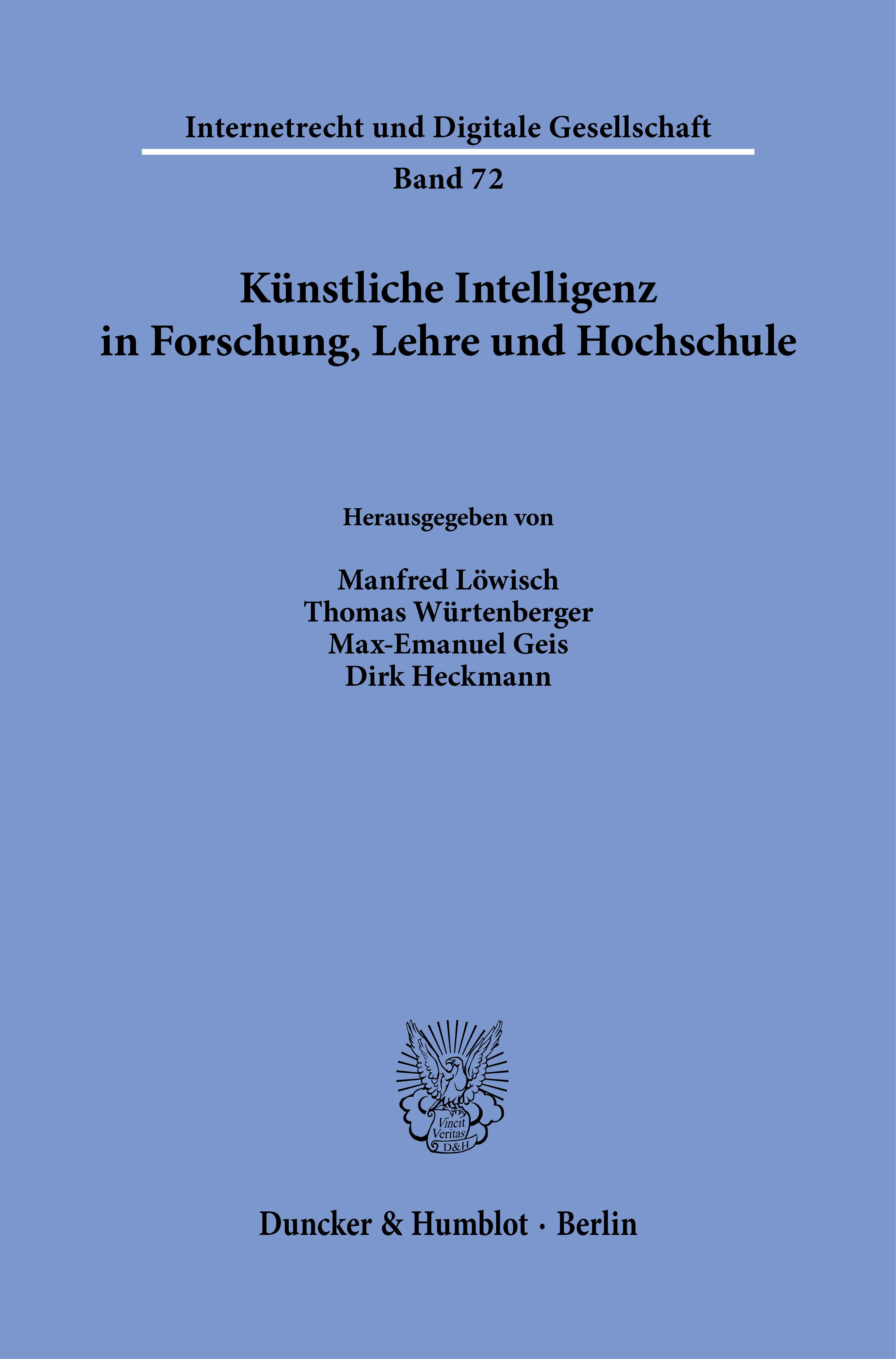 Künstliche Intelligenz in Forschung, Lehre und Hochschule