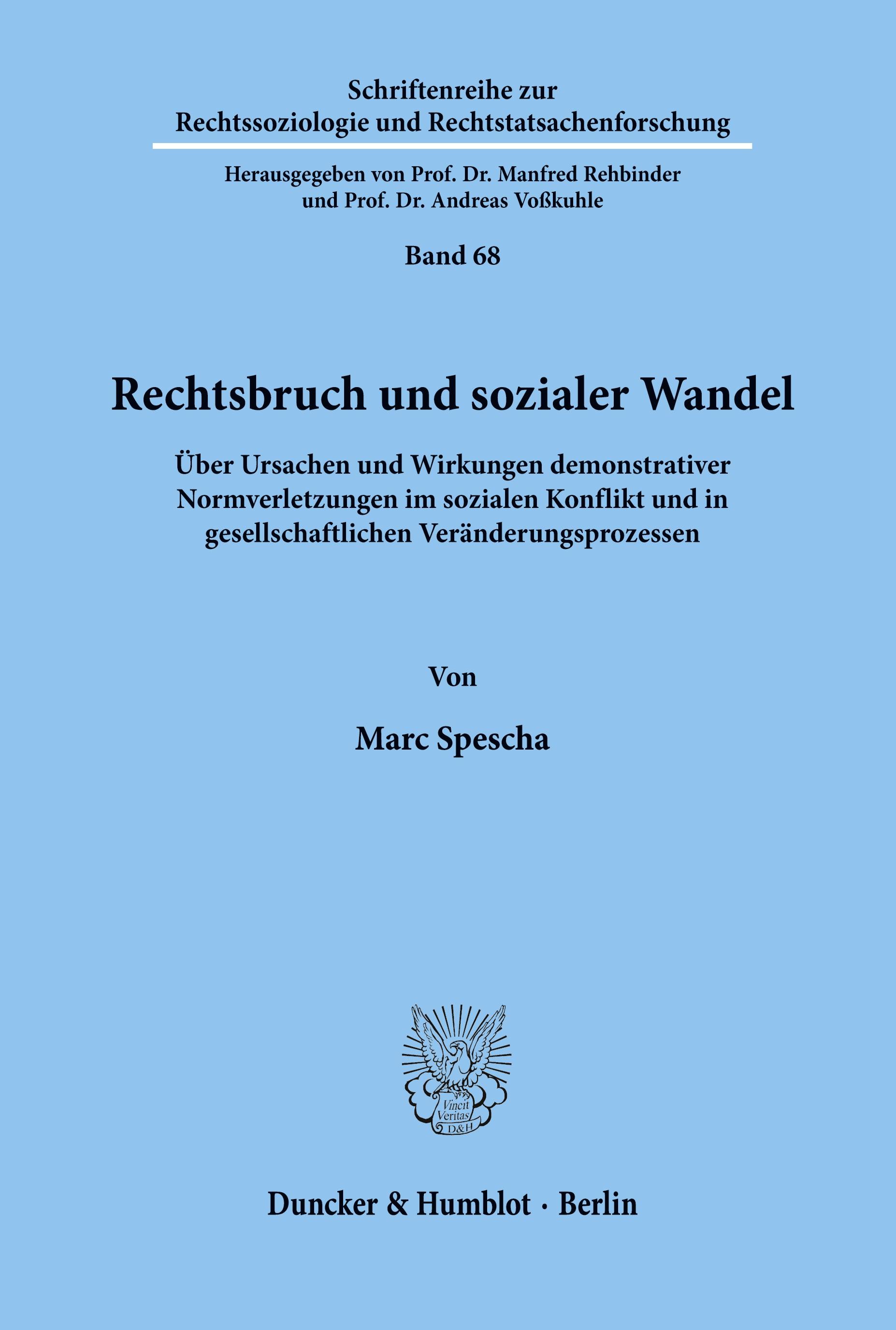 Rechtsbruch und sozialer Wandel.