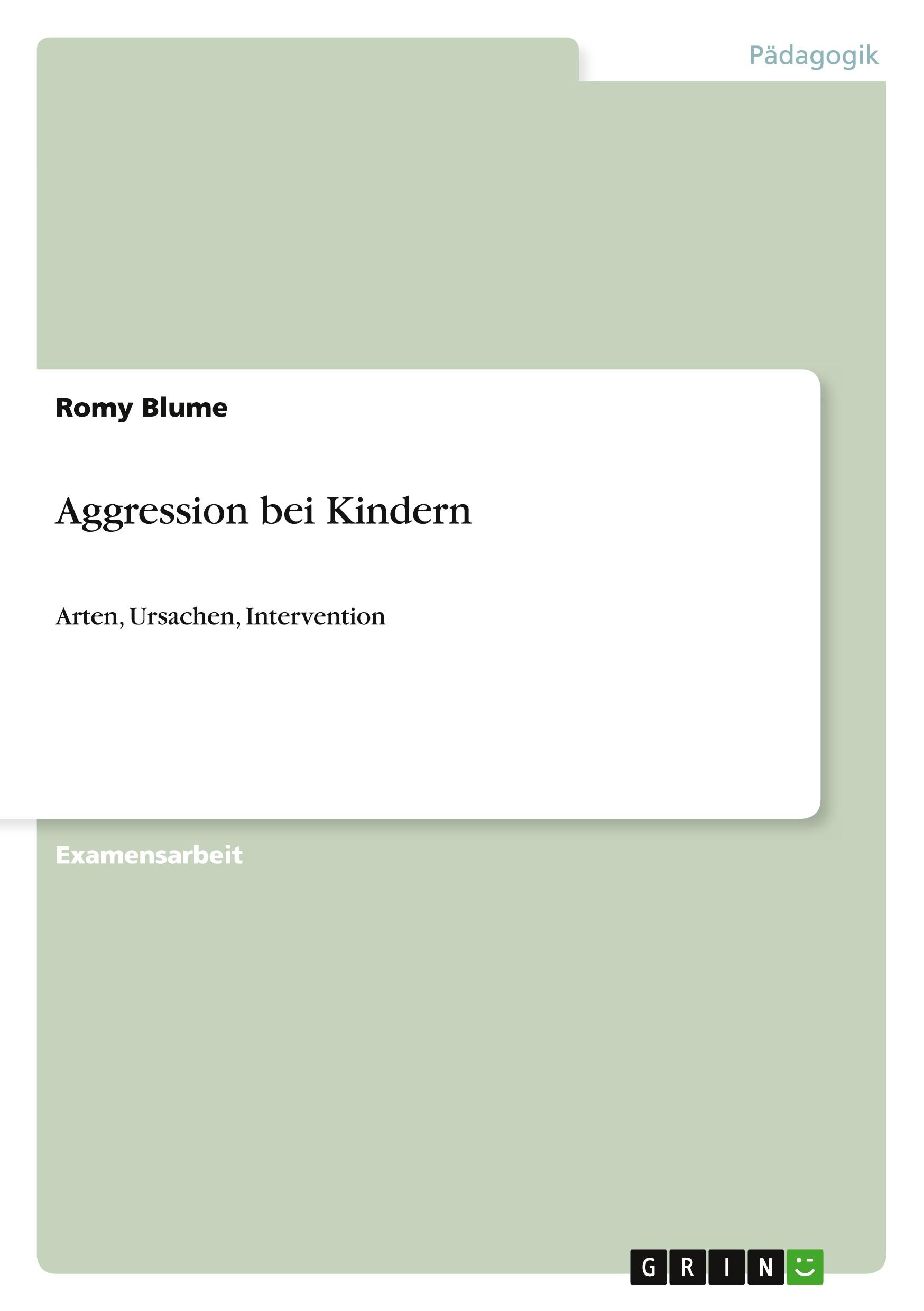 Aggression bei Kindern