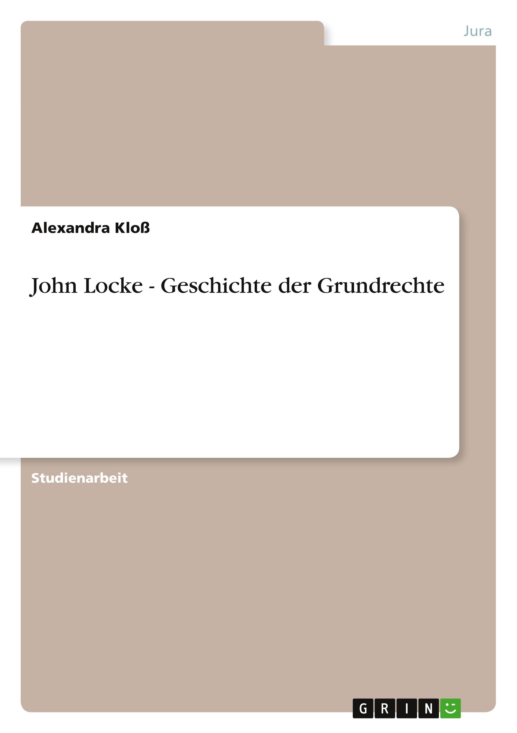 John Locke - Geschichte der Grundrechte