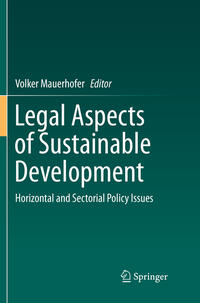 Vorderes Coverbild Legal Aspects of Sustainable Development