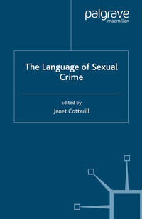 Vorderes Coverbild The Language of Sexual Crime