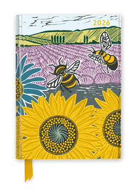 Kate Heiss – Sonnenblumenfeld – Tischkalender 2026