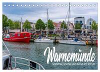 Warnemünde - Sommer, Sonne und Sand im Schuh (Tischkalender 2025 DIN A5 quer), CALVENDO Monatskalender