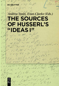 The Sources of Husserl’s “Ideas I”