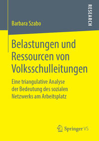 Vorderes Coverbild Belastungen und Ressourcen von Volksschulleitungen