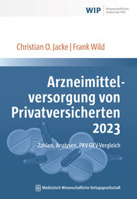 Vorderes Coverbild (hohe Qualität) Arzneimittelversorgung von Privatversicherten 2023