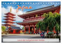 Japan - Land der aufgehenden Sonne (Tischkalender 2025 DIN A5 quer), CALVENDO Monatskalender