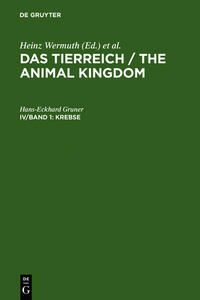 Vorderes Coverbild Das Tierreich / The Animal Kingdom / Krebse