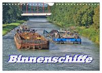 Binnenschiffe (Wandkalender 2026 DIN A4 quer), CALVENDO Monatskalender
