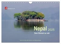 Nepal 2025 - Dem Himmel so nah (Wandkalender 2025 DIN A4 quer), CALVENDO Monatskalender