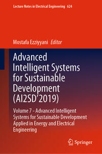Advanced Intelligent Systems for Sustainable Development (AI2SD’2019)