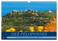DER PELOPONNES (Wandkalender 2026 DIN A3 quer), CALVENDO Monatskalender