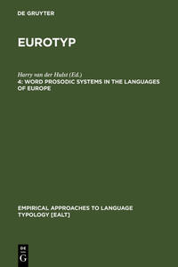 Vorderes Coverbild Eurotyp / Word Prosodic Systems in the Languages of Europe