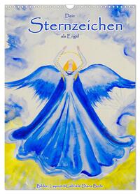 Dein Sternzeichen als Engel (Wandkalender 2026 DIN A3 hoch), CALVENDO Monatskalender