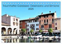 Vorderes Coverbild Traumhafter Gardasee: Desenzano und Sirmione (Tischkalender 2025 DIN A5 quer), CALVENDO Monatskalender