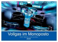 Vollgas im Monoposto (Wandkalender 2025 DIN A4 quer), CALVENDO Monatskalender