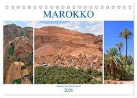 MAROKKO abseits des Tourismus (Tischkalender 2026 DIN A5 quer), CALVENDO Monatskalender