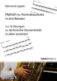 Hanon für Kontrabasstuba in drei Bänden