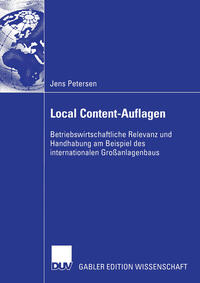 Vorderes Coverbild Local Content-Auflagen