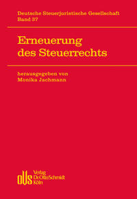 Erneuerung des Steuerrechts