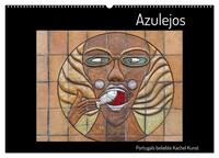 Azulejos - Portugals beliebte Kachel Kunst (Wandkalender 2025 DIN A2 quer), CALVENDO Monatskalender